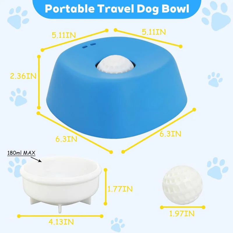 Mess-Free Feeding Bowl for Calm & Happy Dogs