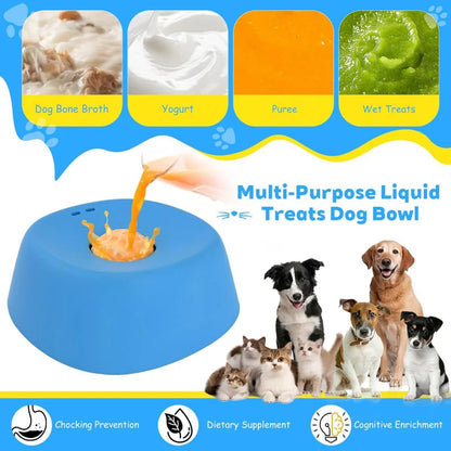 Mess-Free Feeding Bowl for Calm & Happy Dogs