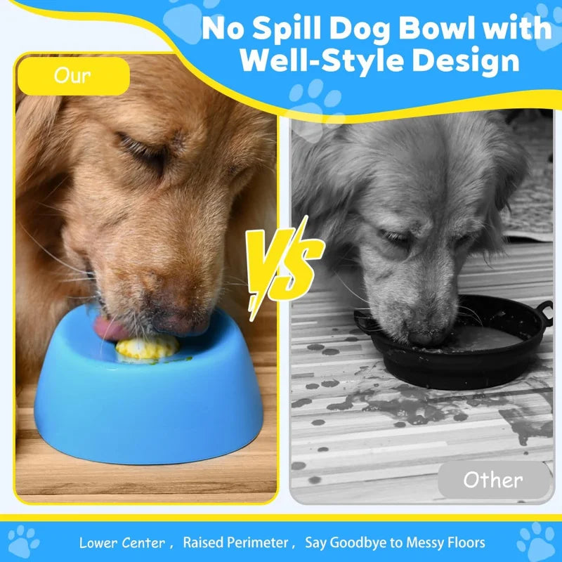 Mess-Free Feeding Bowl for Calm & Happy Dogs