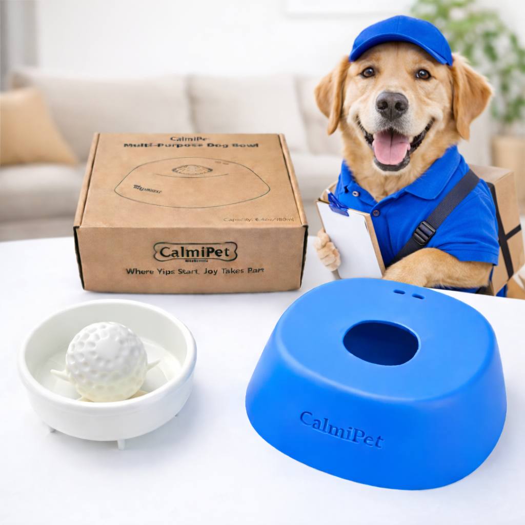 Mess-Free Feeding Bowl for Calm & Happy Dogs